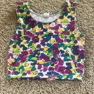 COLORFUL FLOWER TANK